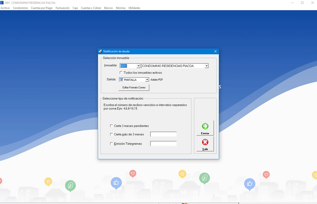 Notificación de Deuda